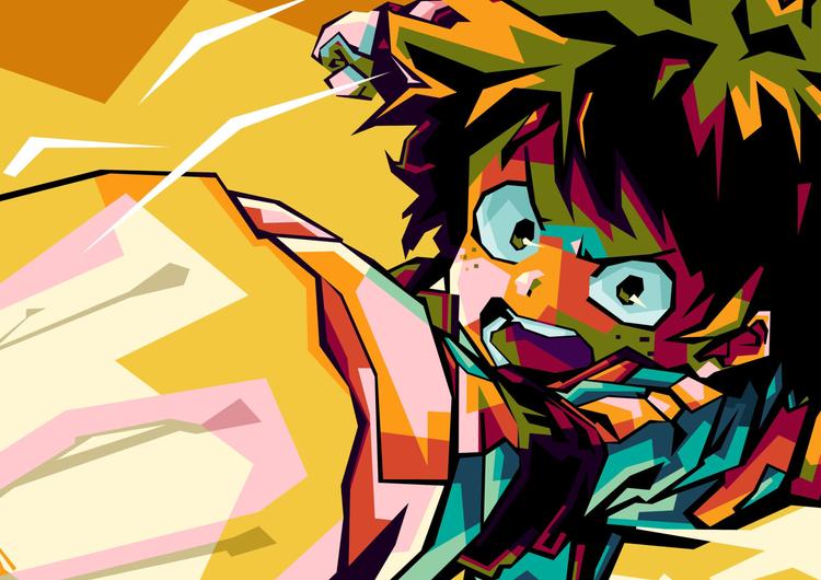 Fantasy Anie Deku Pop art