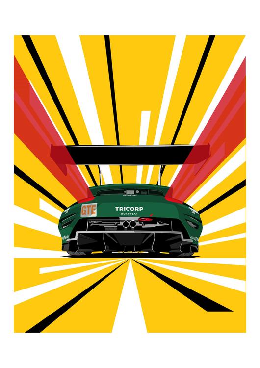 Michael Fassbender Porsche 911 GT3 RSR