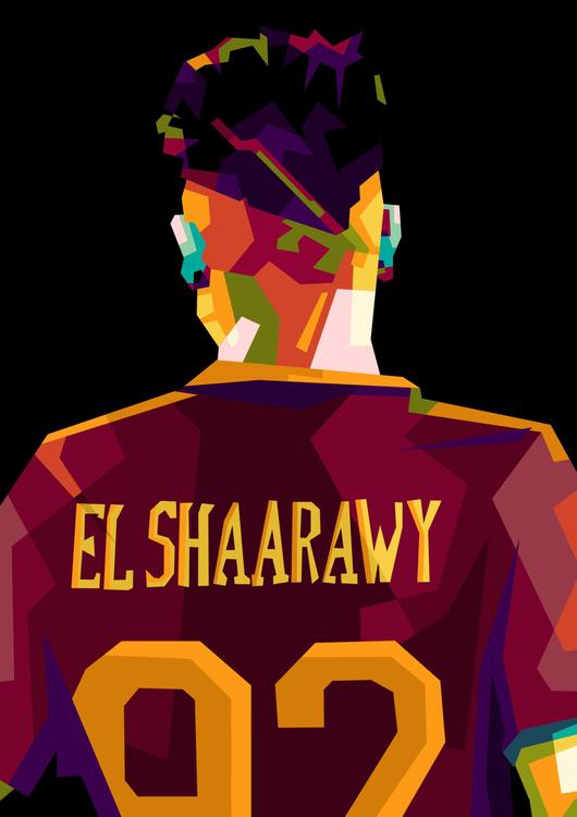 Legend football El Sharawy pop art