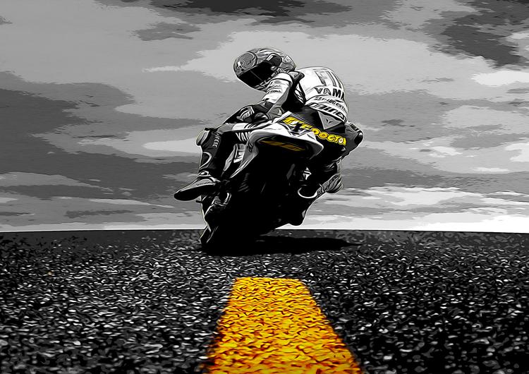 Yamaha YZF R1 Valentino Rossi Racing Motorcycle