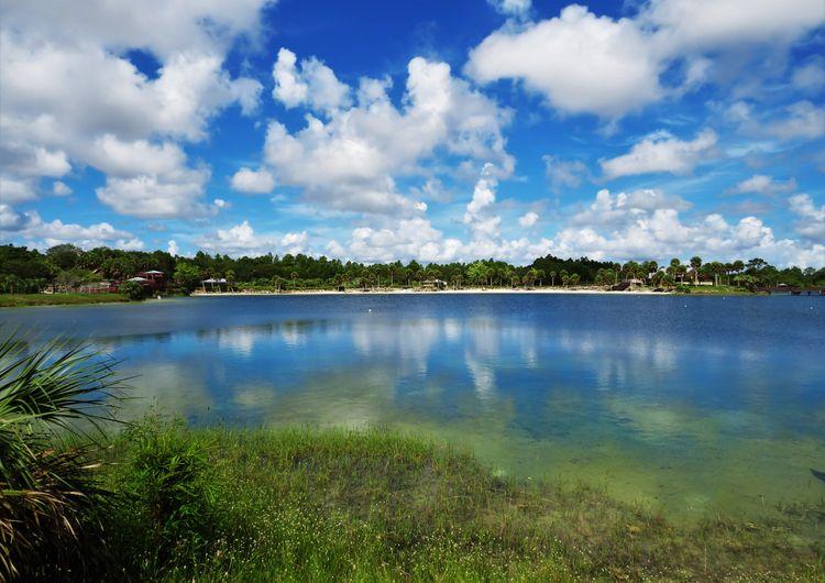 Clouds Reflecting in the Lake