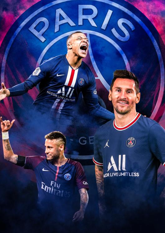 Messi Mbappe Neymar