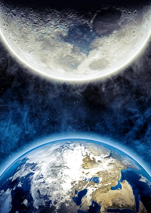 Earth and Moon