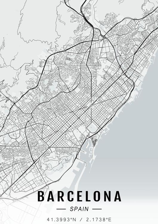 Barcelona map