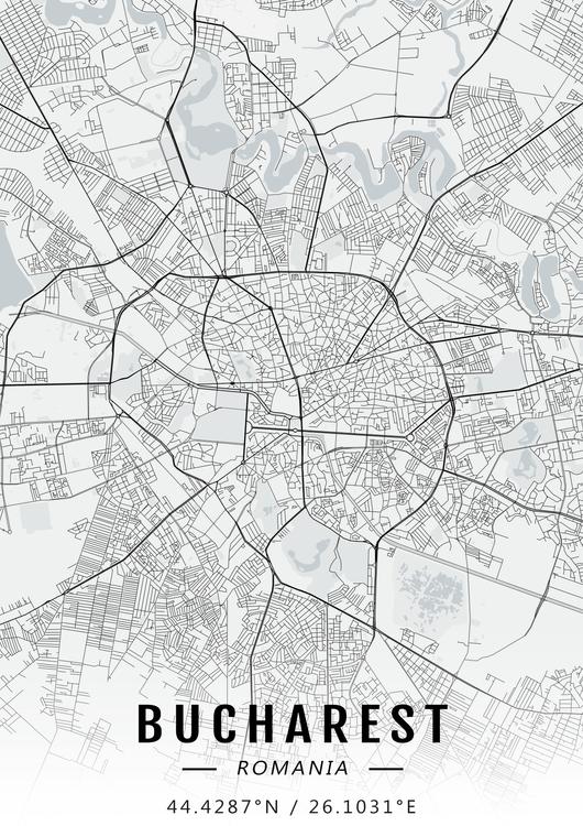 Bucharest map