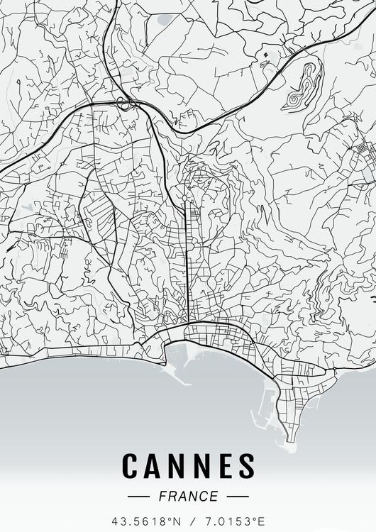 Cannes map