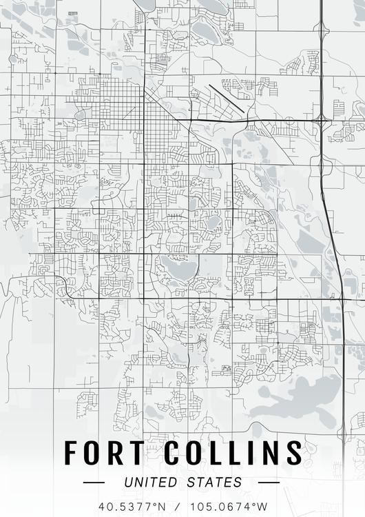 Fort Collins map