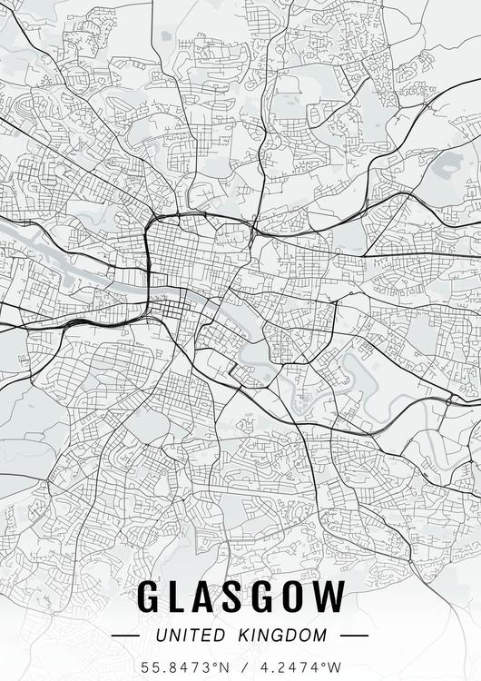 Glasgow map