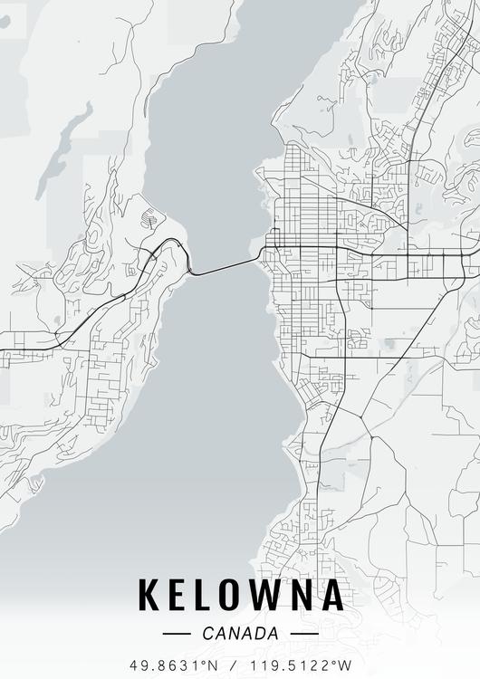 Kelowna map