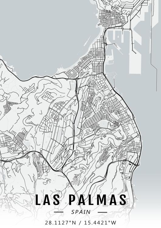 Las Palmas map