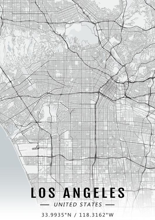 Los Angeles map