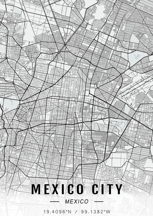 Mexico City map