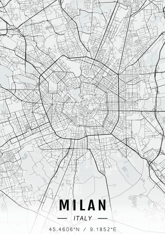 Milan map