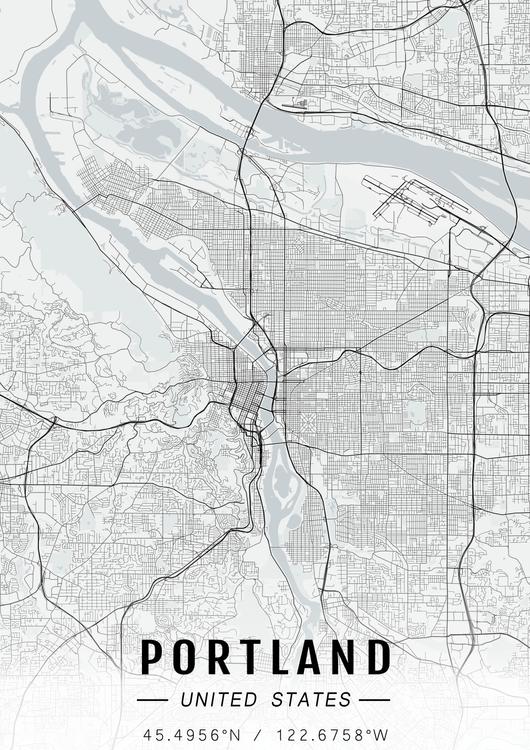 Portland map