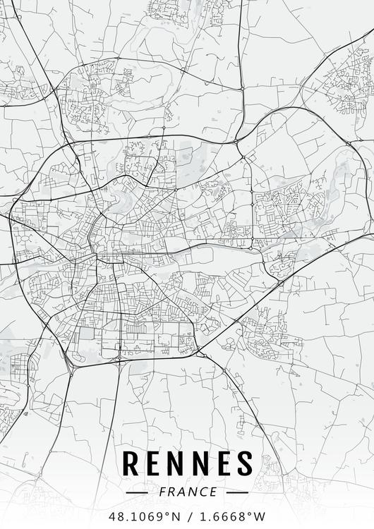 Rennes map