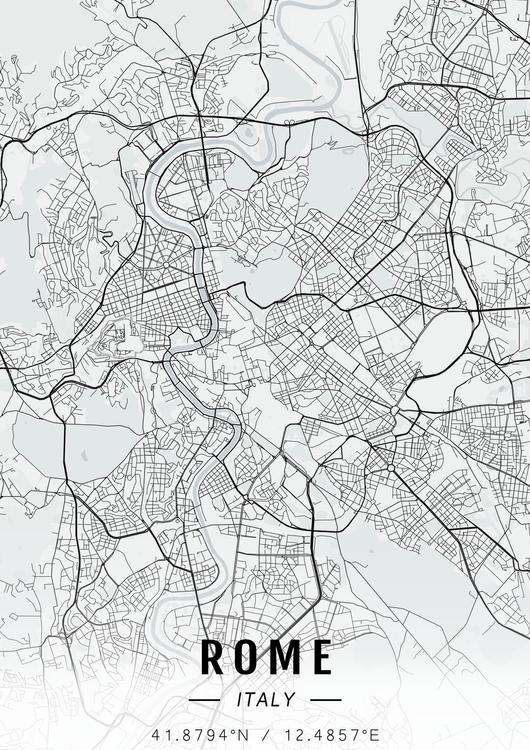 Rome map