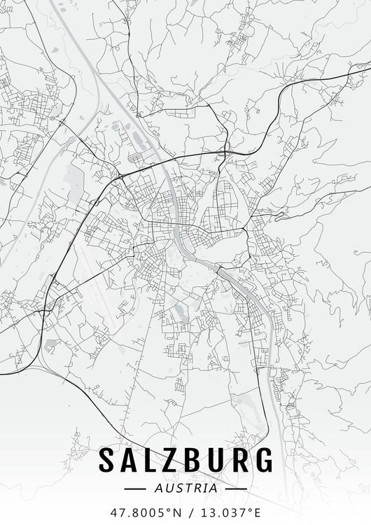 Salzburg map