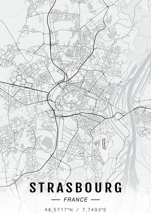 Strasbourg map