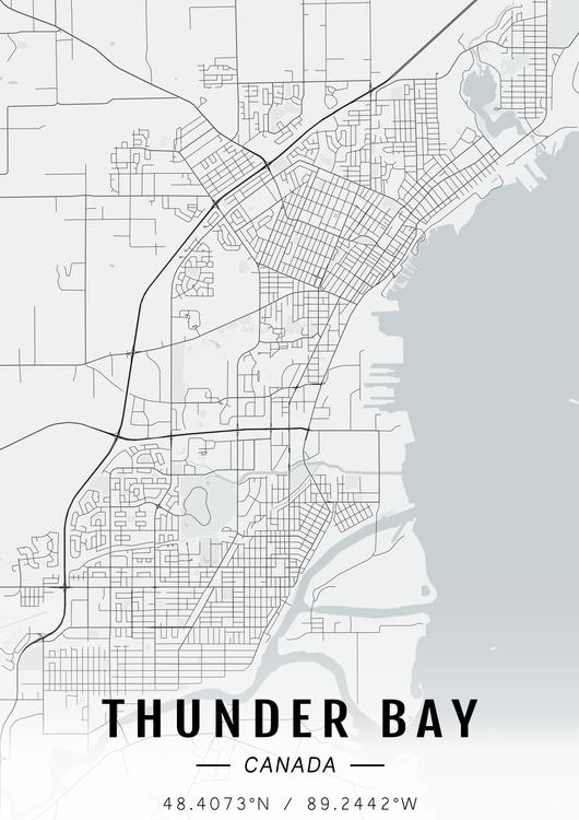 Thunder Bay map