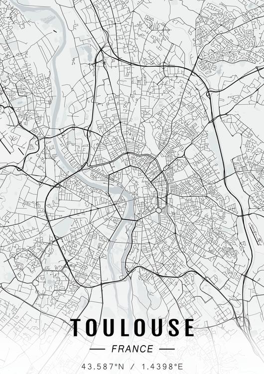 Toulouse map