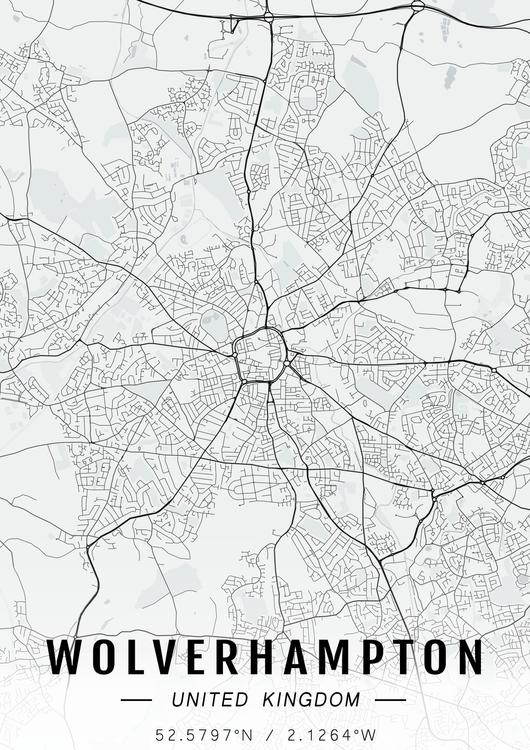 Wolverhampton map