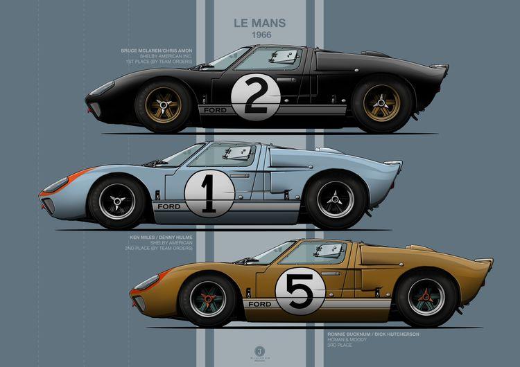 Le Mans 1966 Ford GT40