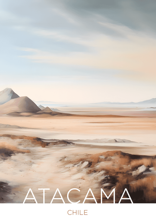 The Atacama Desert - Chile - Acrylic Technique