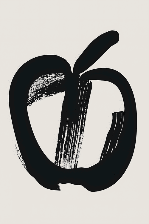 Ink Wash Apple