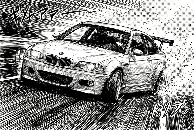 BMW E46 M3 Drift Manga
