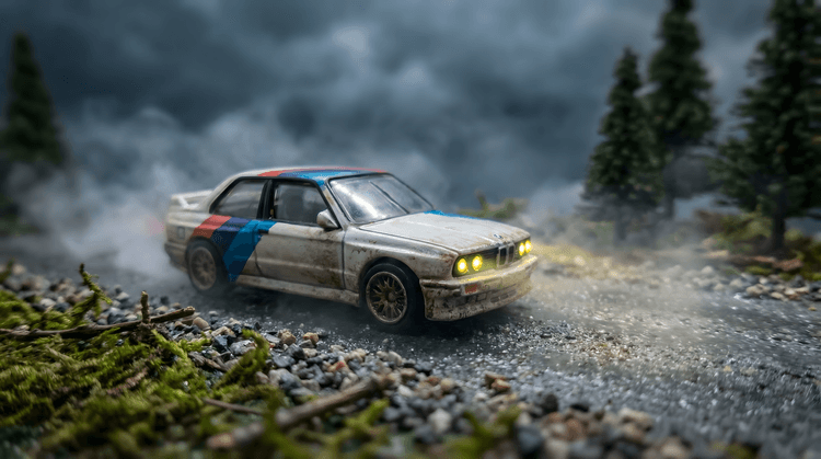 BMW E30 Miniature Forest Rally