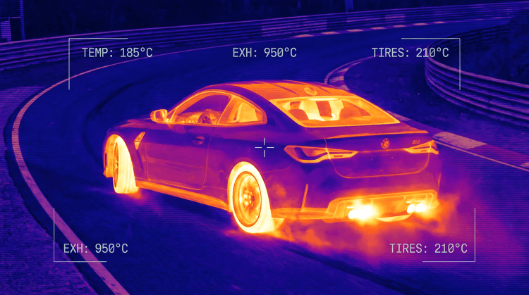 BMW M4 Thermal Drift Vision