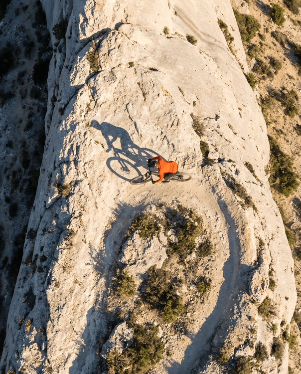 The Narrow Edge: Aerial Mountain Biking on the Ridge