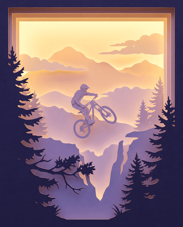 The Golden Gap: Paper-Cut Mountain Biking Adventure