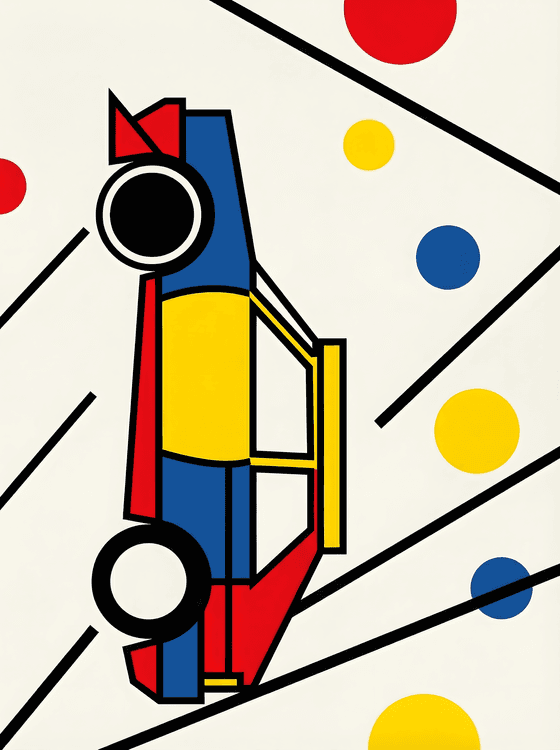 Lancia Delta S4: Geometric De Stijl Rally