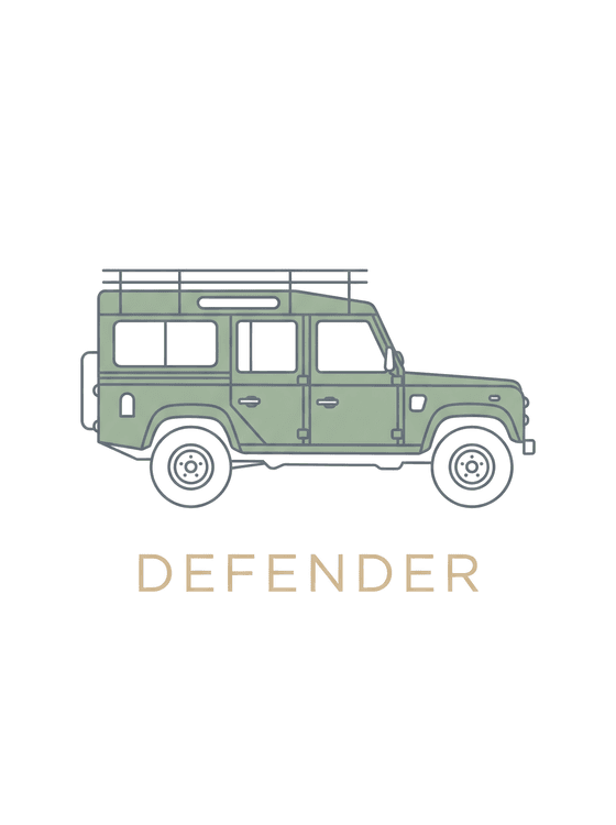Minimalist Sage Defender 110 Illustration