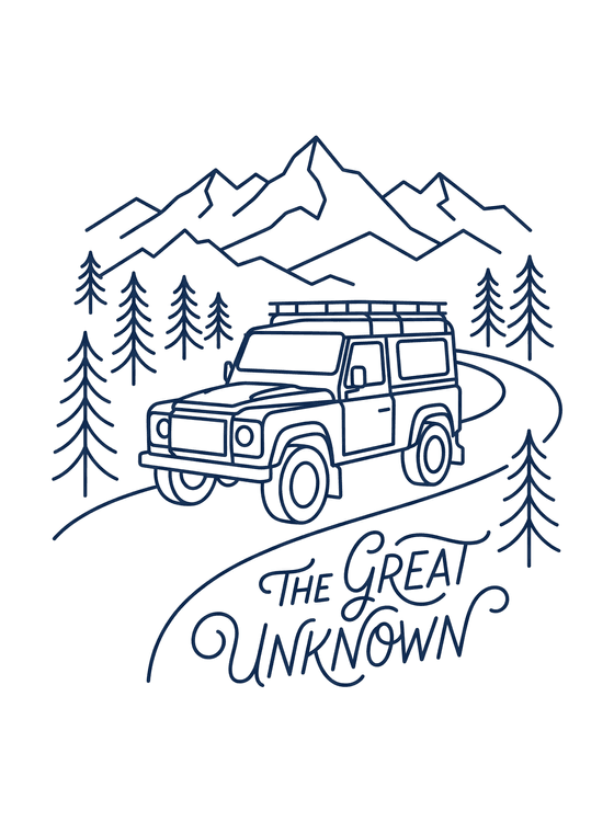 The Great Unknown Defender 90 Line Art