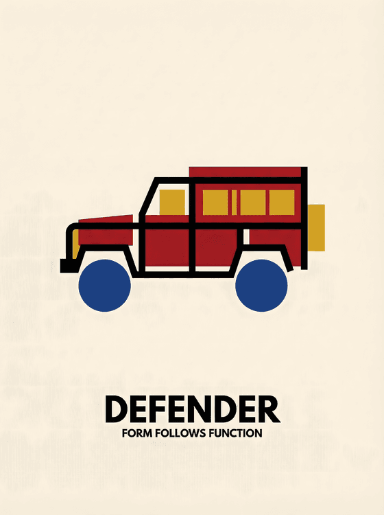 Bauhaus Defender 110: Form Follows Function