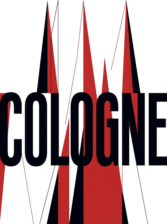 Cologne Cathedral Geometric Typography