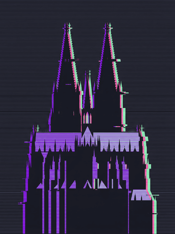 Cologne Cathedral Glitch Art Edition