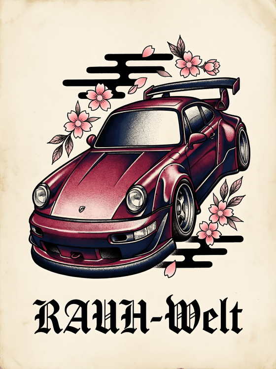 Rauh-Welt Sakura: Neo-Traditional Porsche 964