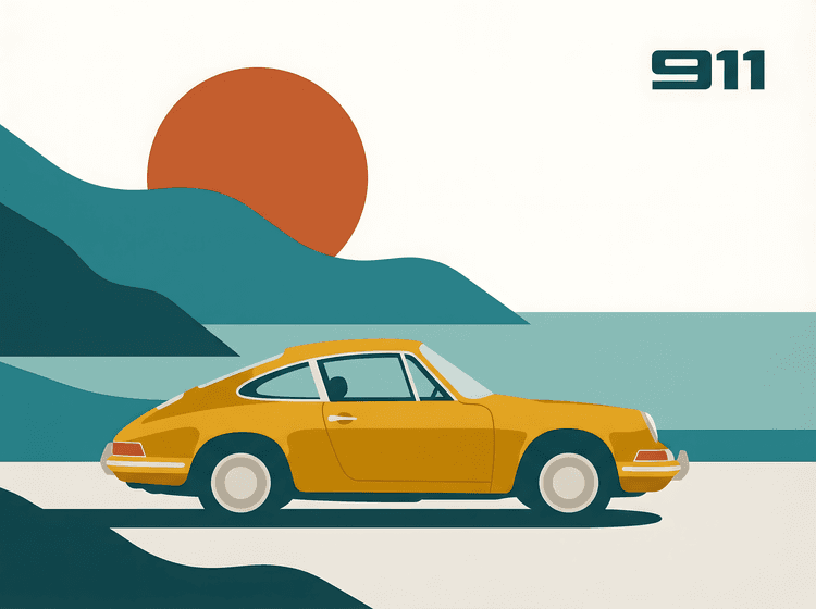 Porsche 911 Coastal Horizon