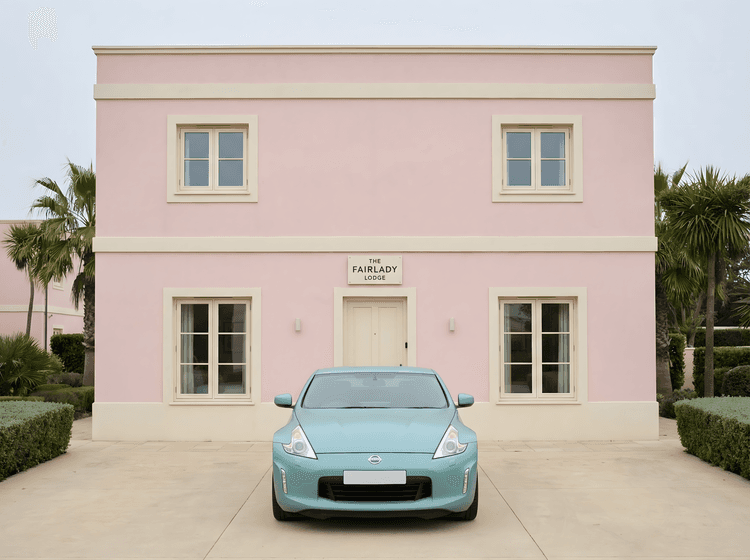 The Fairlady Lodge: A Pastel Wes Anderson Inspired Portrait