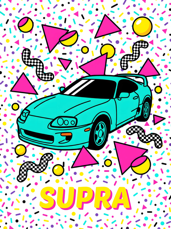 Memphis Wave: Toyota Supra A80