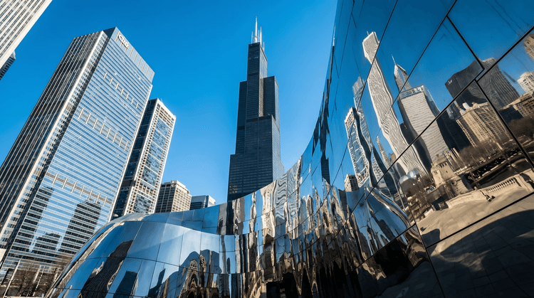 Chicago Chrome: Willis Tower Reflection