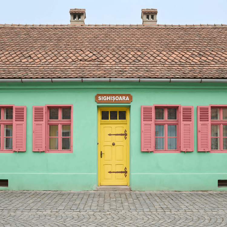 The Colorful Facade of Sighișoara