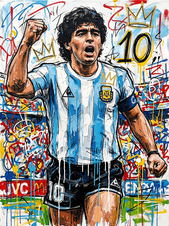 Maradona: Neo-Expressionist King of Football