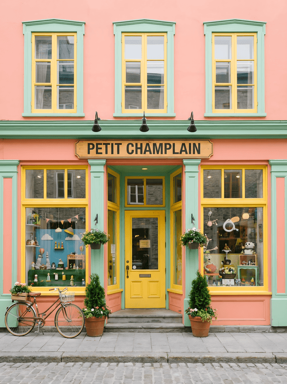Pastel Perfection in Petit Champlain