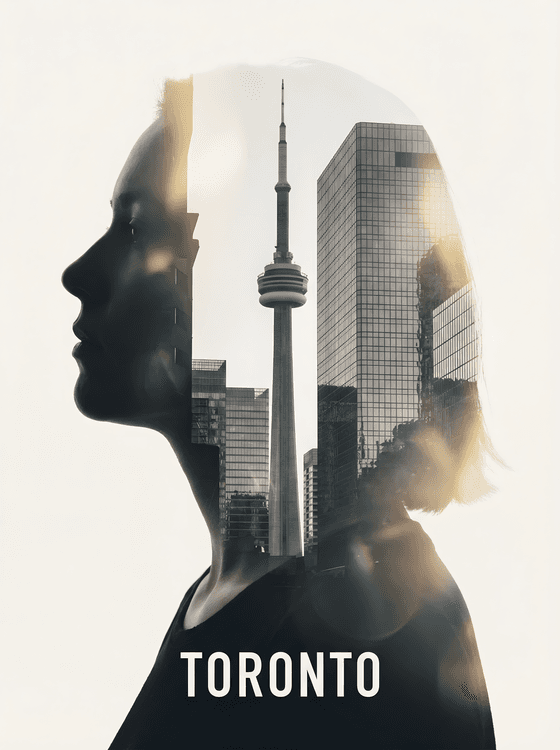 Toronto Spirit: Double Exposure Portrait