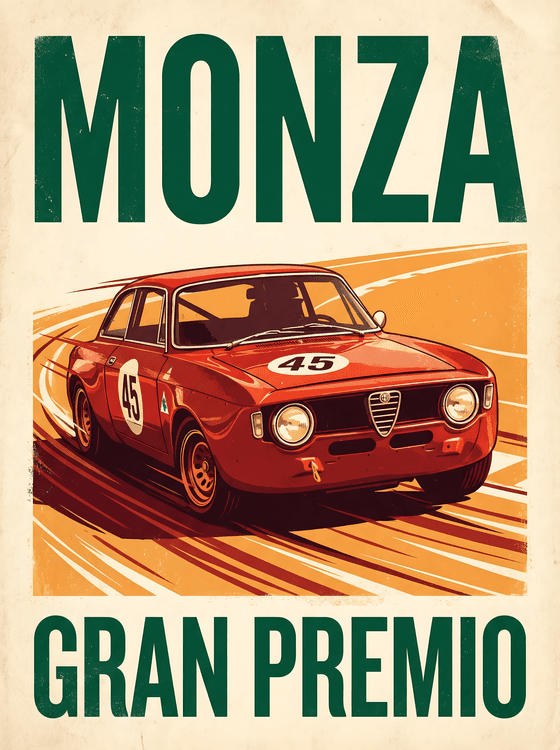 Monza Gran Premio Alfa Romeo Giulia Sprint GTA