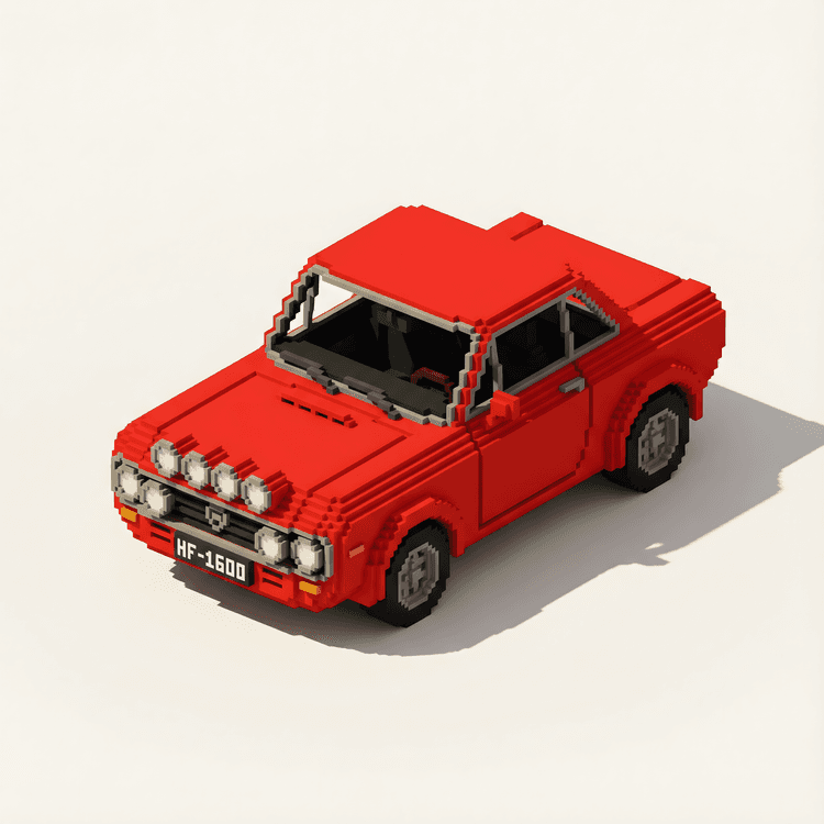 Lancia Fulvia HF 1600 Voxel Rally Edition